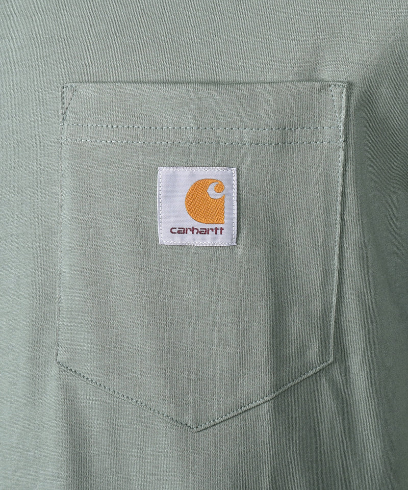 Long Sleeve Pocket T Shirt Park Green