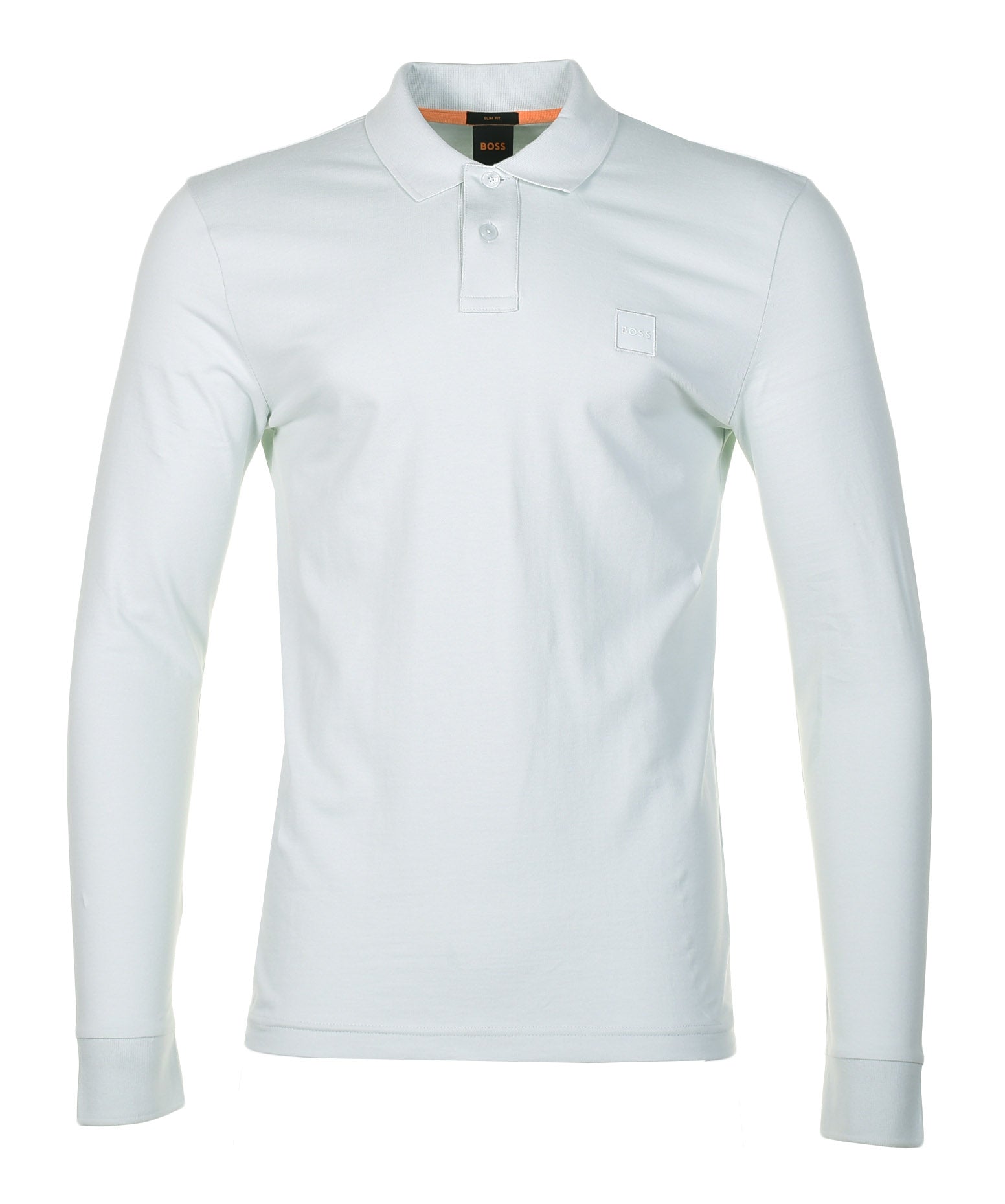 Passerby Long Sleeve Polo Shirt 474 Open Blue