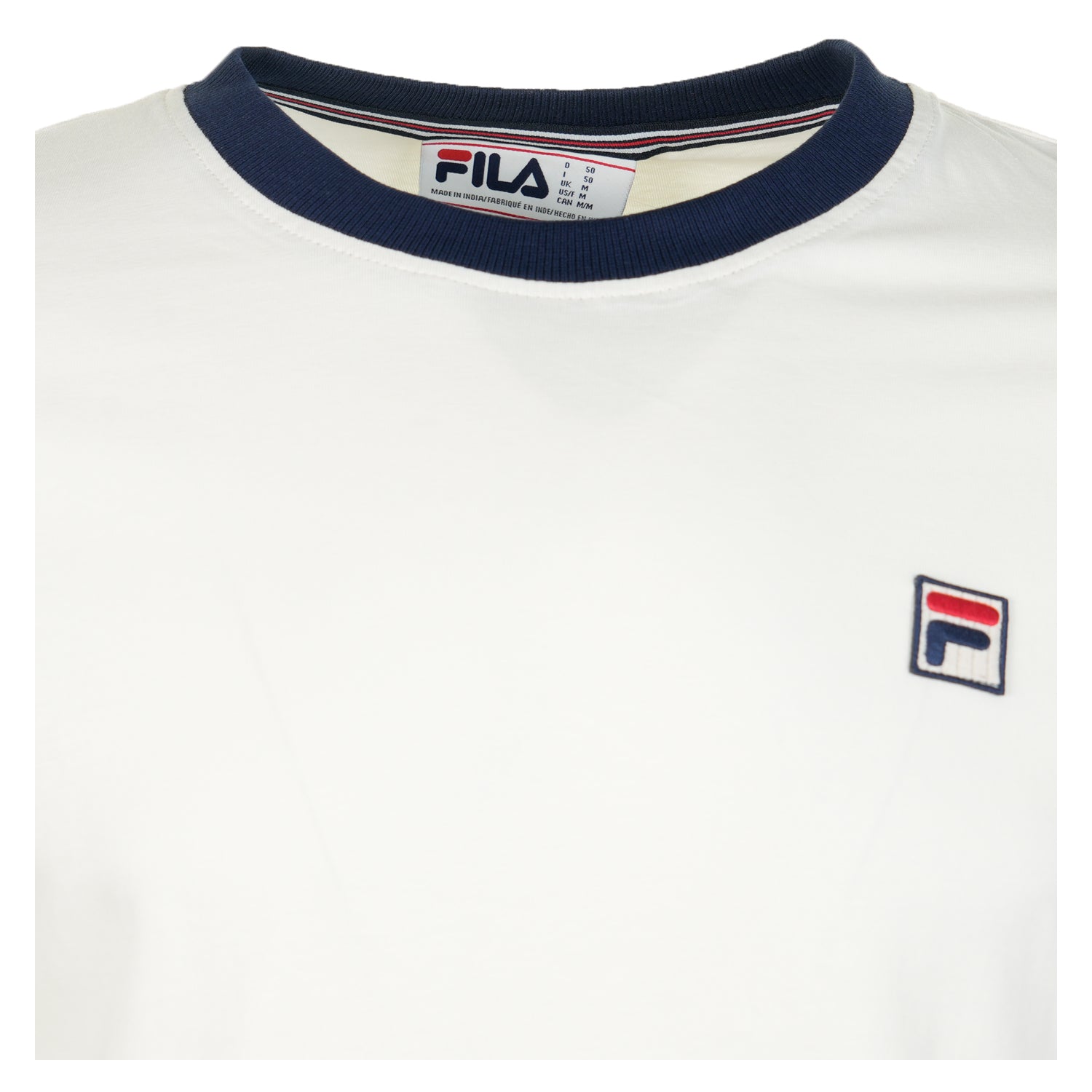 Marconi Essential Ringer Tee Gardenia Navy