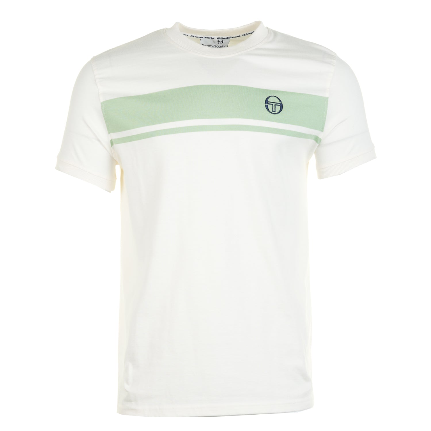 Short Sleeve Master Tee Gardenia Quiet Green
