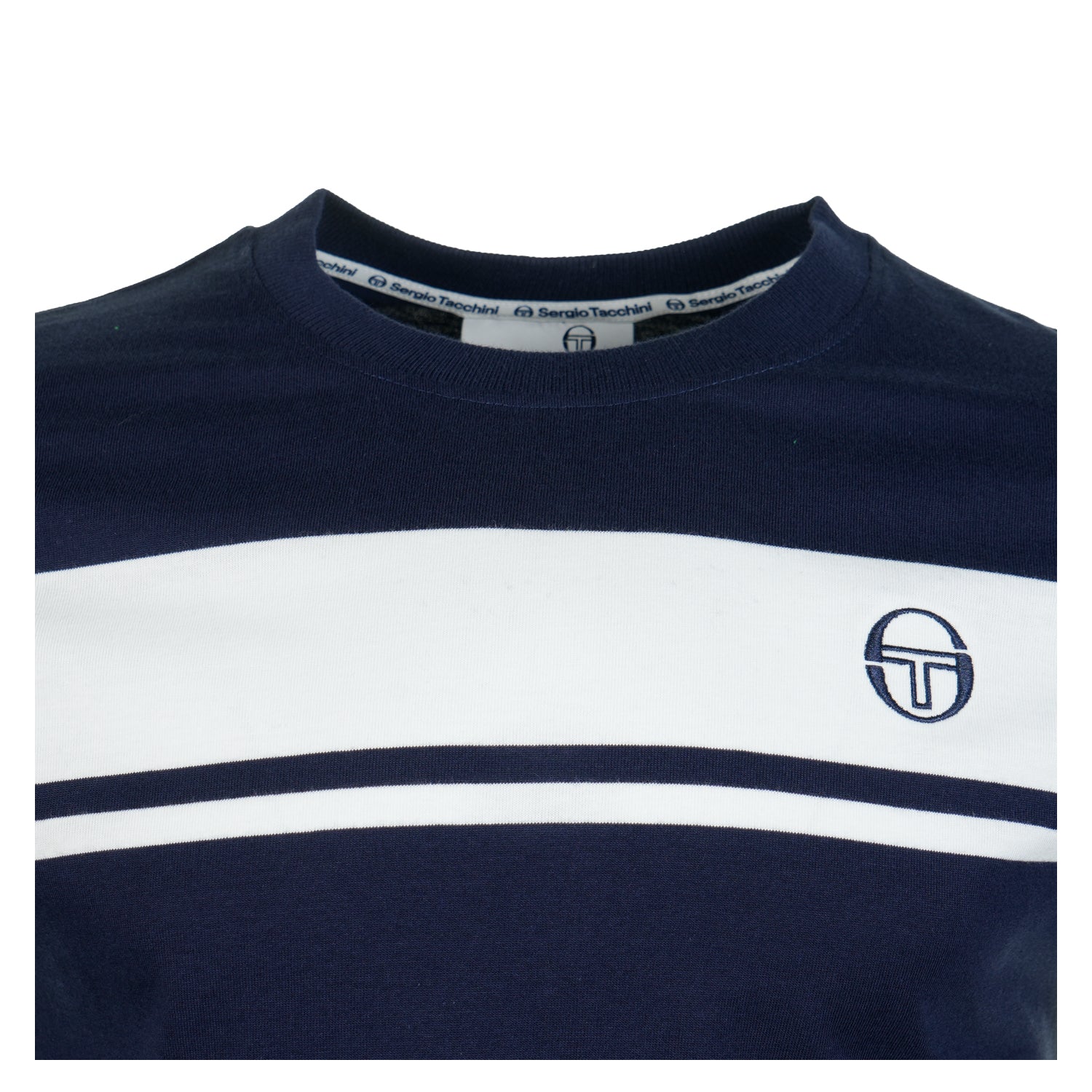 Short Sleeve Master Tee Navy White