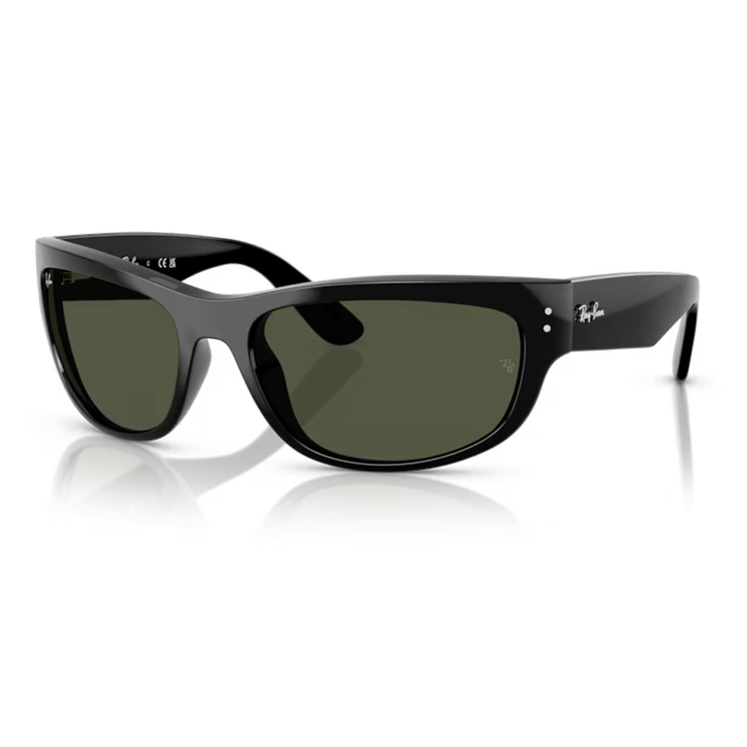 Ray-Ban Mega Balorama Black / Green on an angle