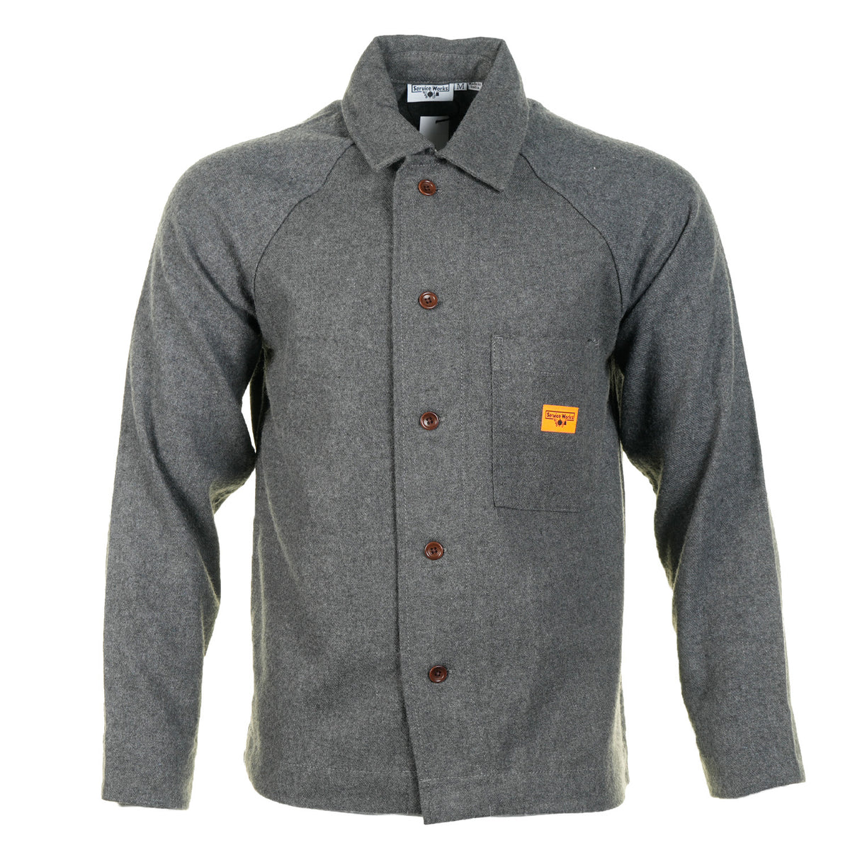Flannel FOH Overshirt Charcoal
