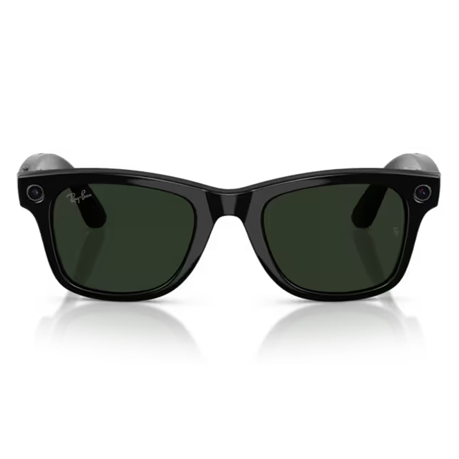 Meta Wayfarer Gen 2 Shiny Black Transitions Graph Green