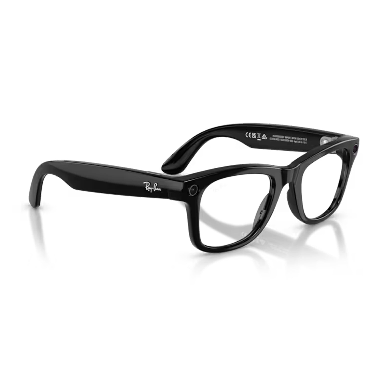 Meta Wayfarer Gen 2 Shiny Black Transitions Graph Green