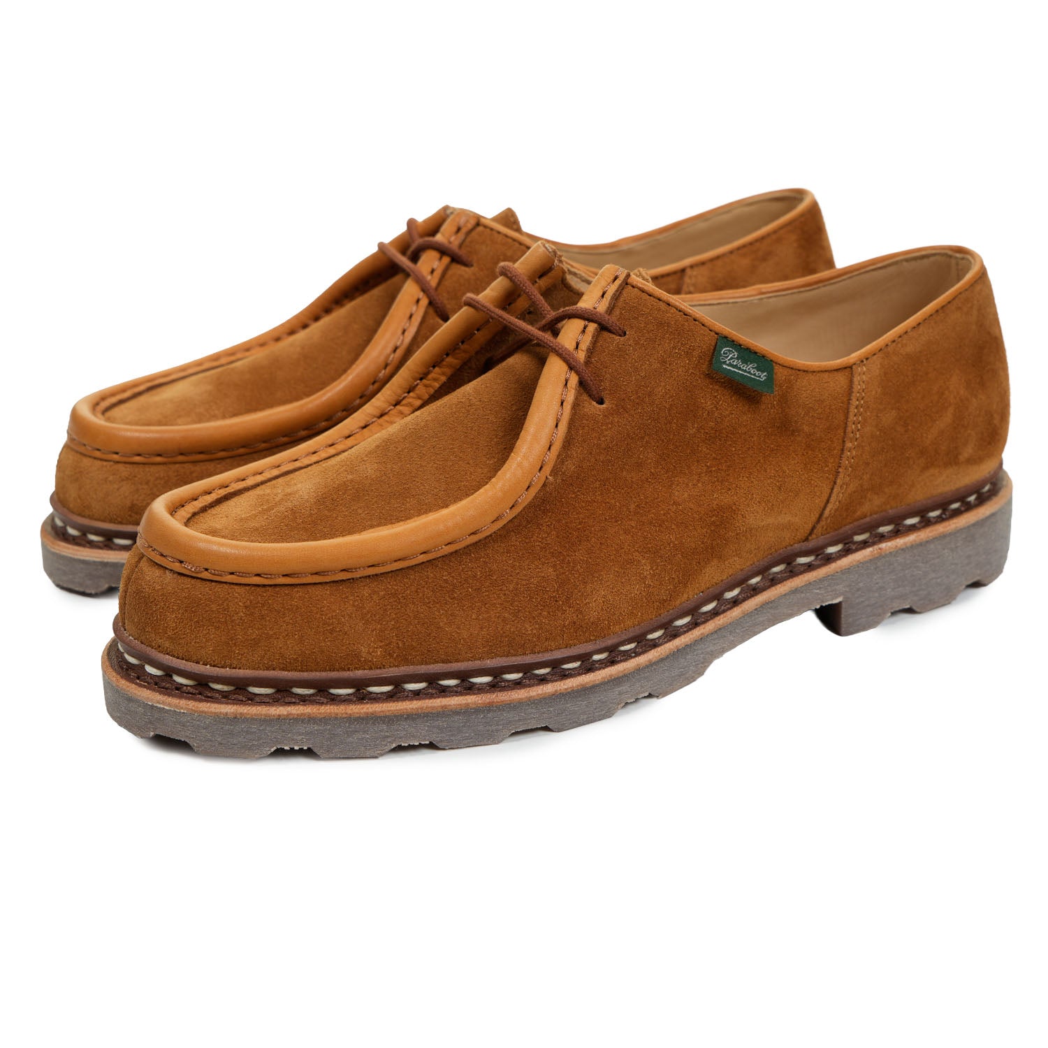 Pair of Paraboot Michael Marche Noix-Vel Whisky