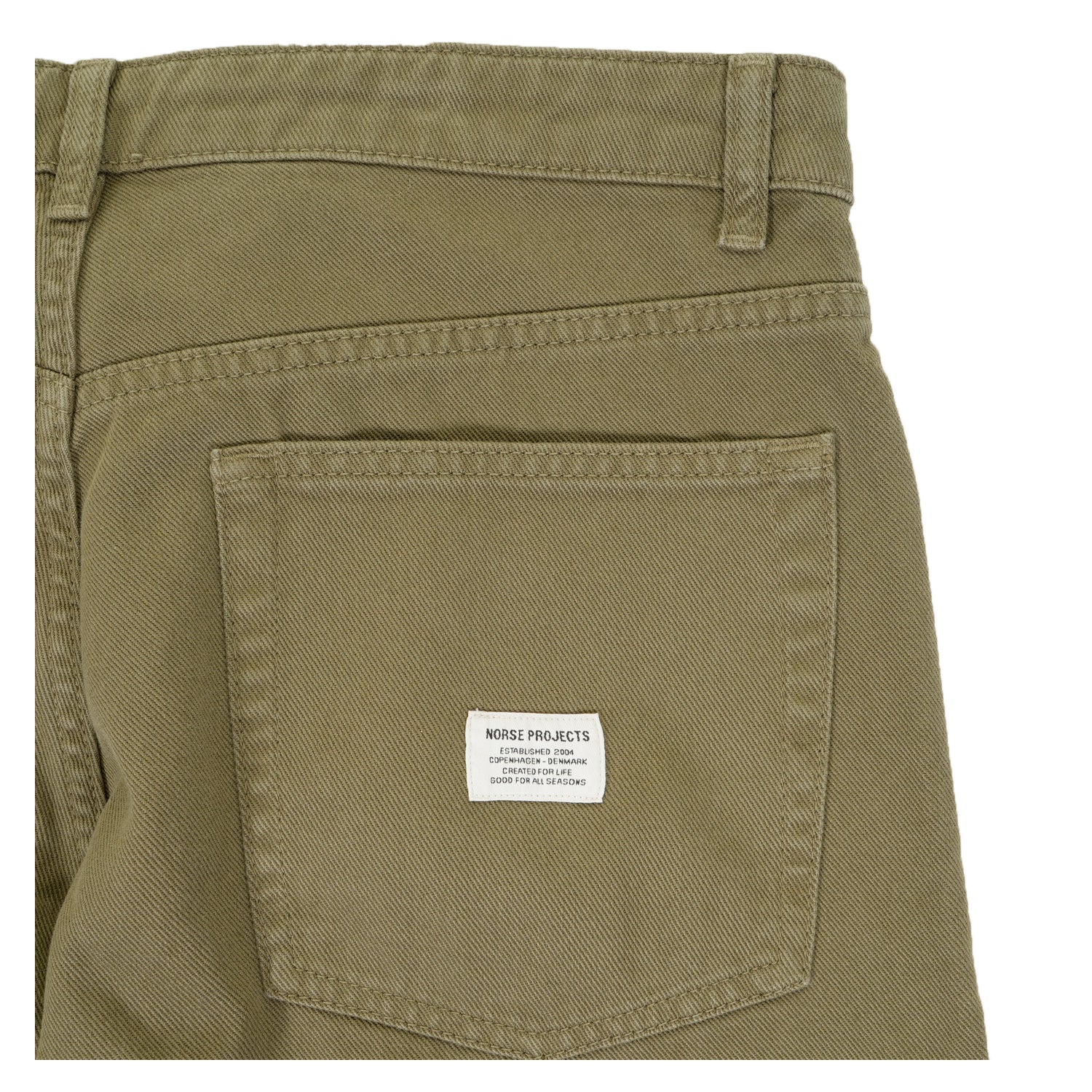 Mogens Relaxed 5 Pocket Heavy Twill Olive Night