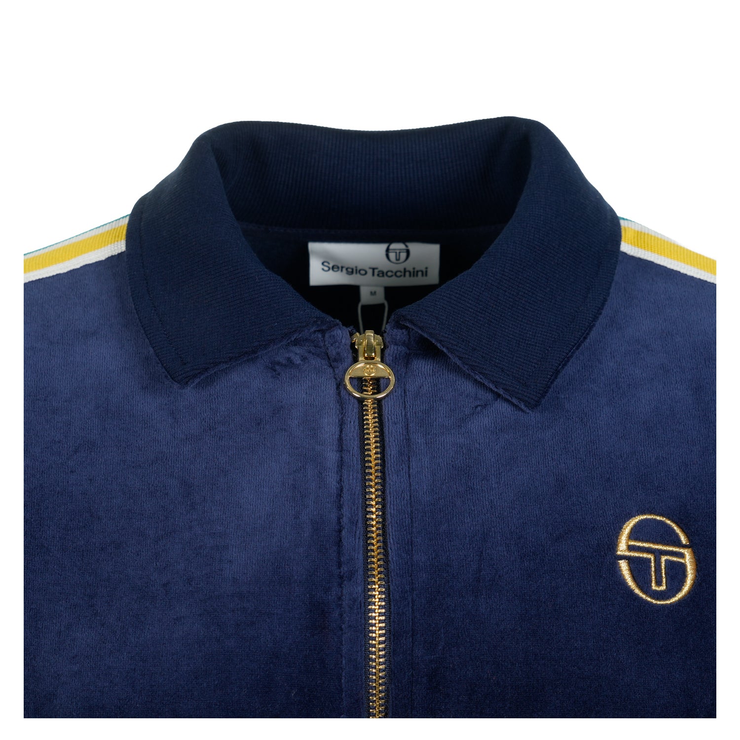 Monte Velour Track Jacket Maritime Blue / Mango Mint