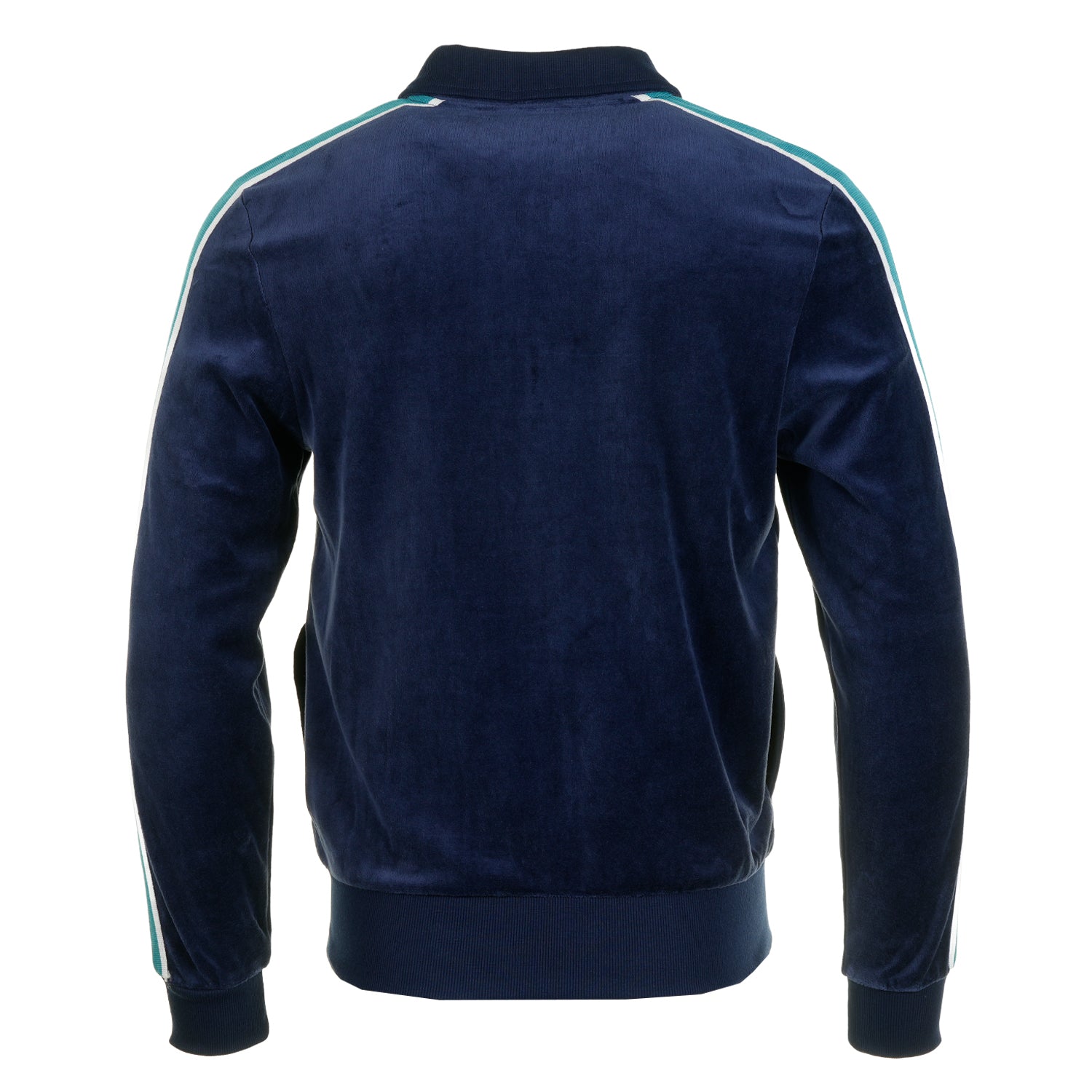 Monte Velour Track Jacket Maritime Blue / Mango Mint