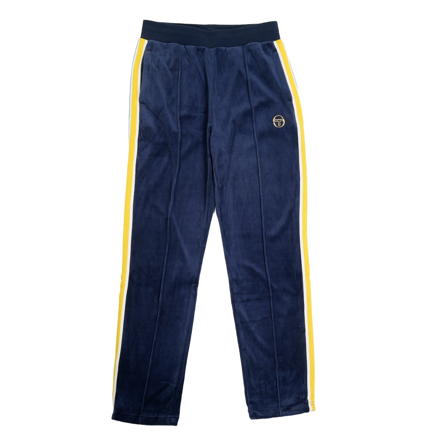 Monte Velour Track Pants Maritime Blue / Mango Mint