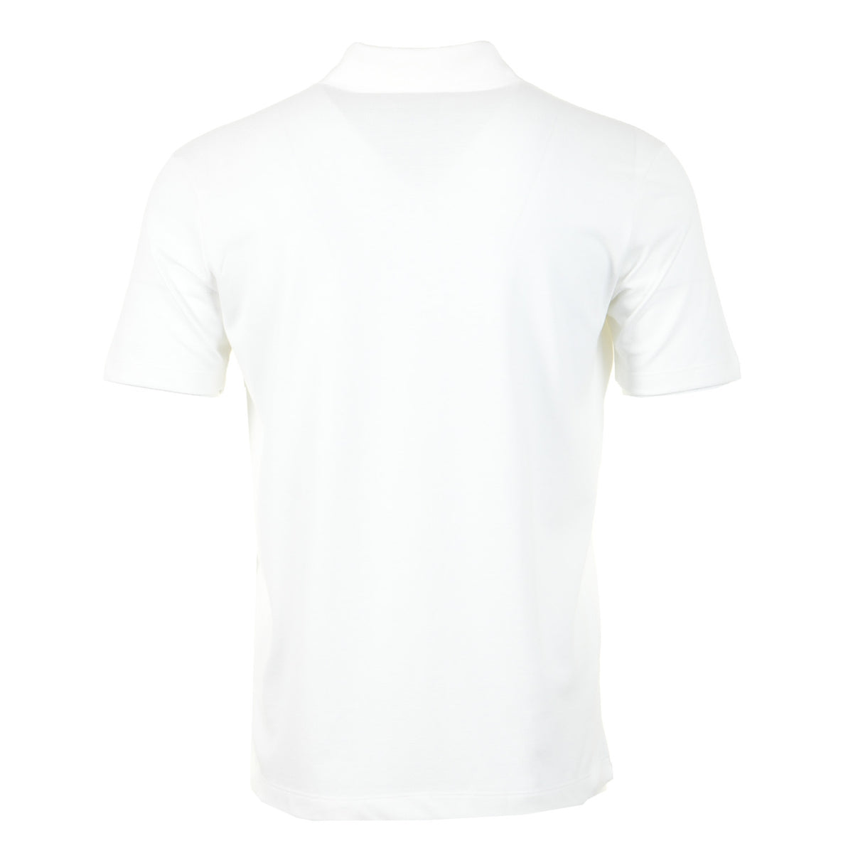 Short Sleeve Moon Logo Polo Shirt White
