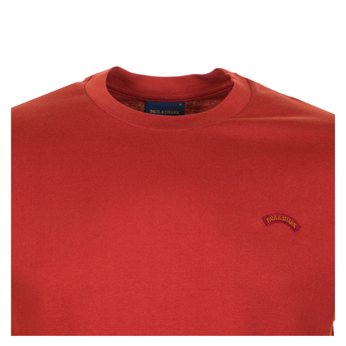 Short Sleeve Moon Logo T Shirt Red