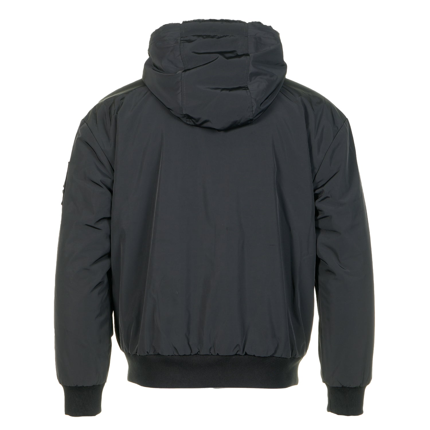Roland Reversible Bunny Hoodie Black