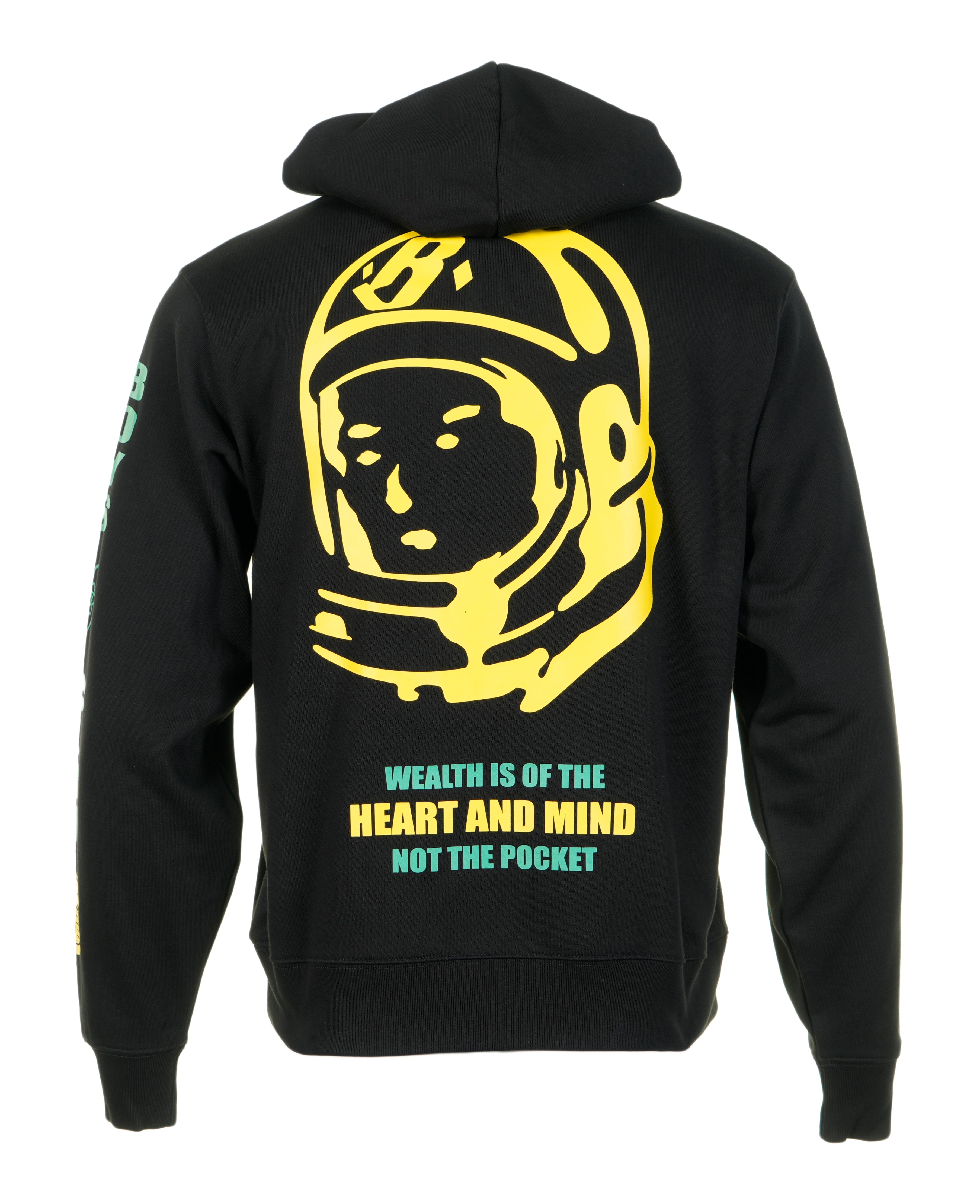 Back of BBC OG Multi Graphic Popover Hoody Black