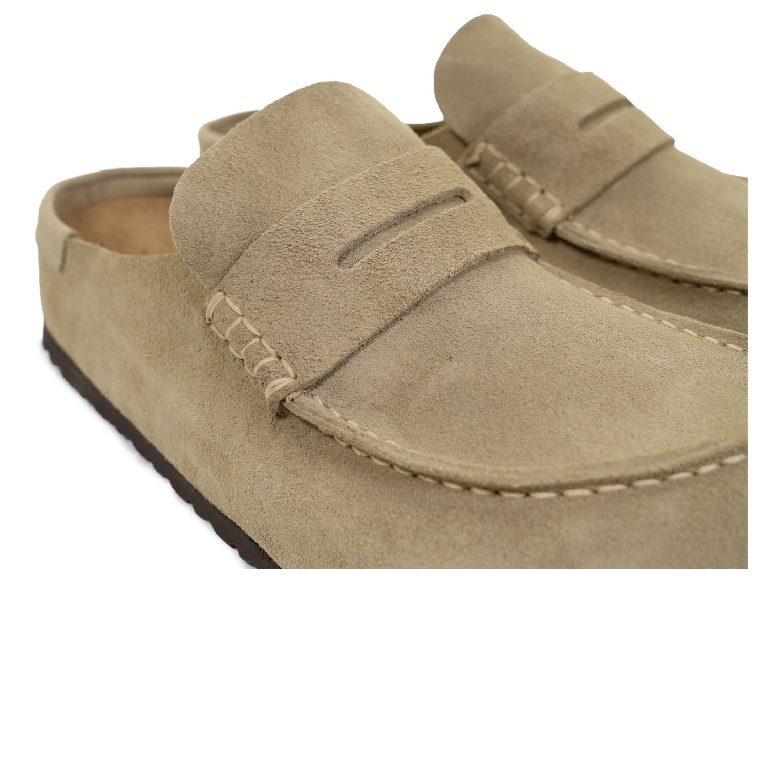 Naples Wrapped Taupe Suede
