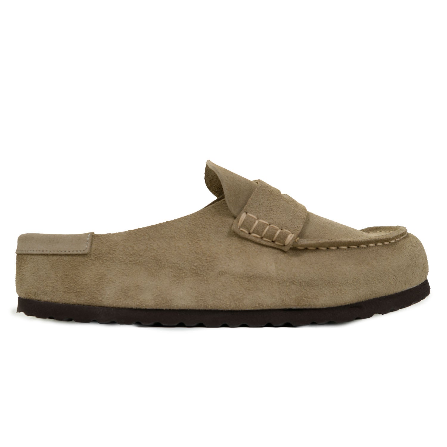 Birkenstock Naples Wrapped Taupe Suede