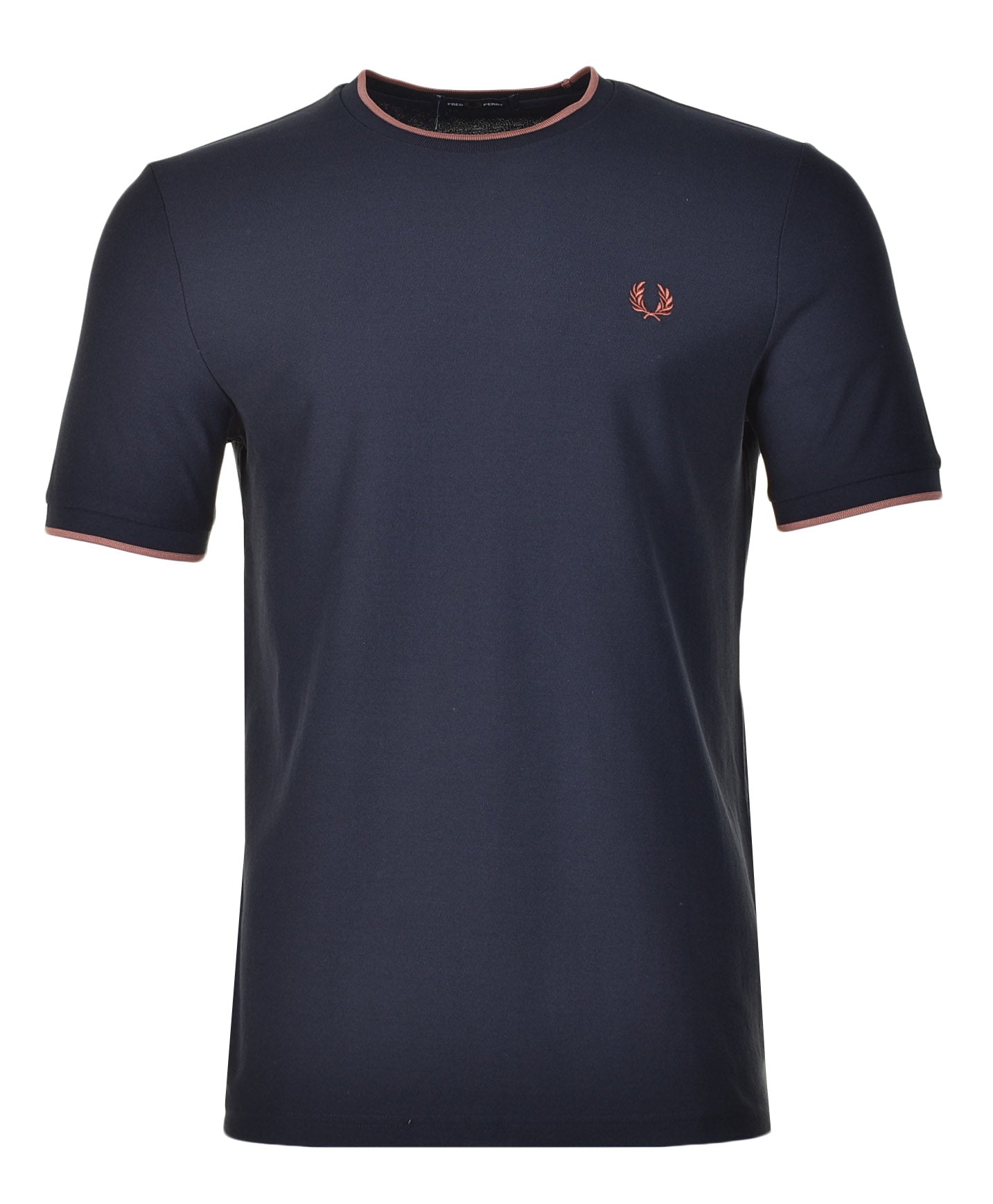 Crepe Pique T Shirt Navy