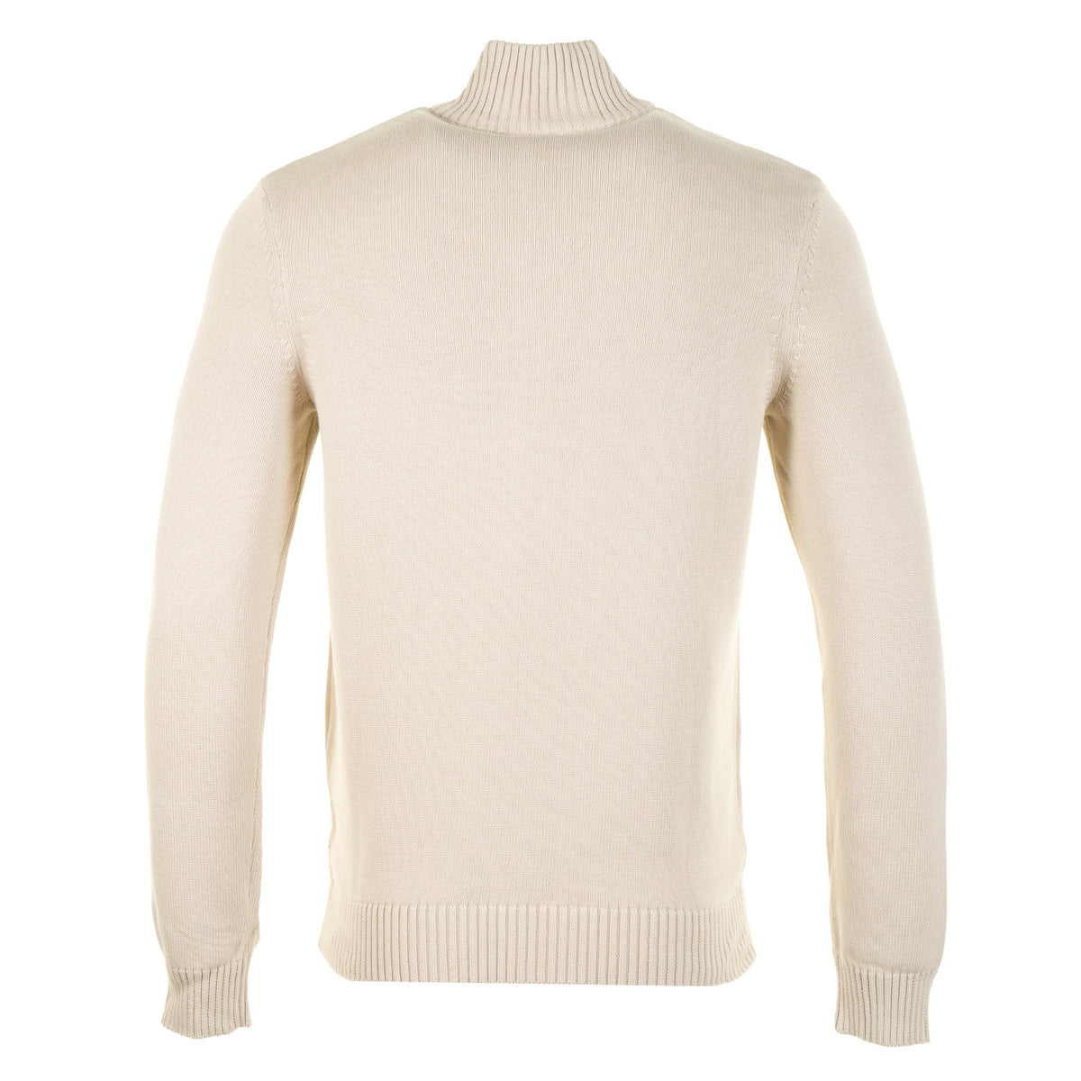 New Dallas 1/4 Zip Knit Peyote / Maritime Blue
