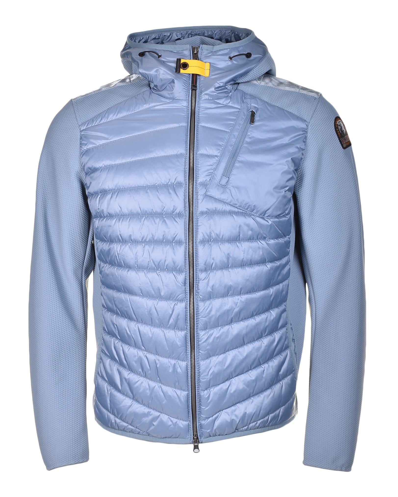 A mens Parajumpers Nolan jacket in Bluestone blue