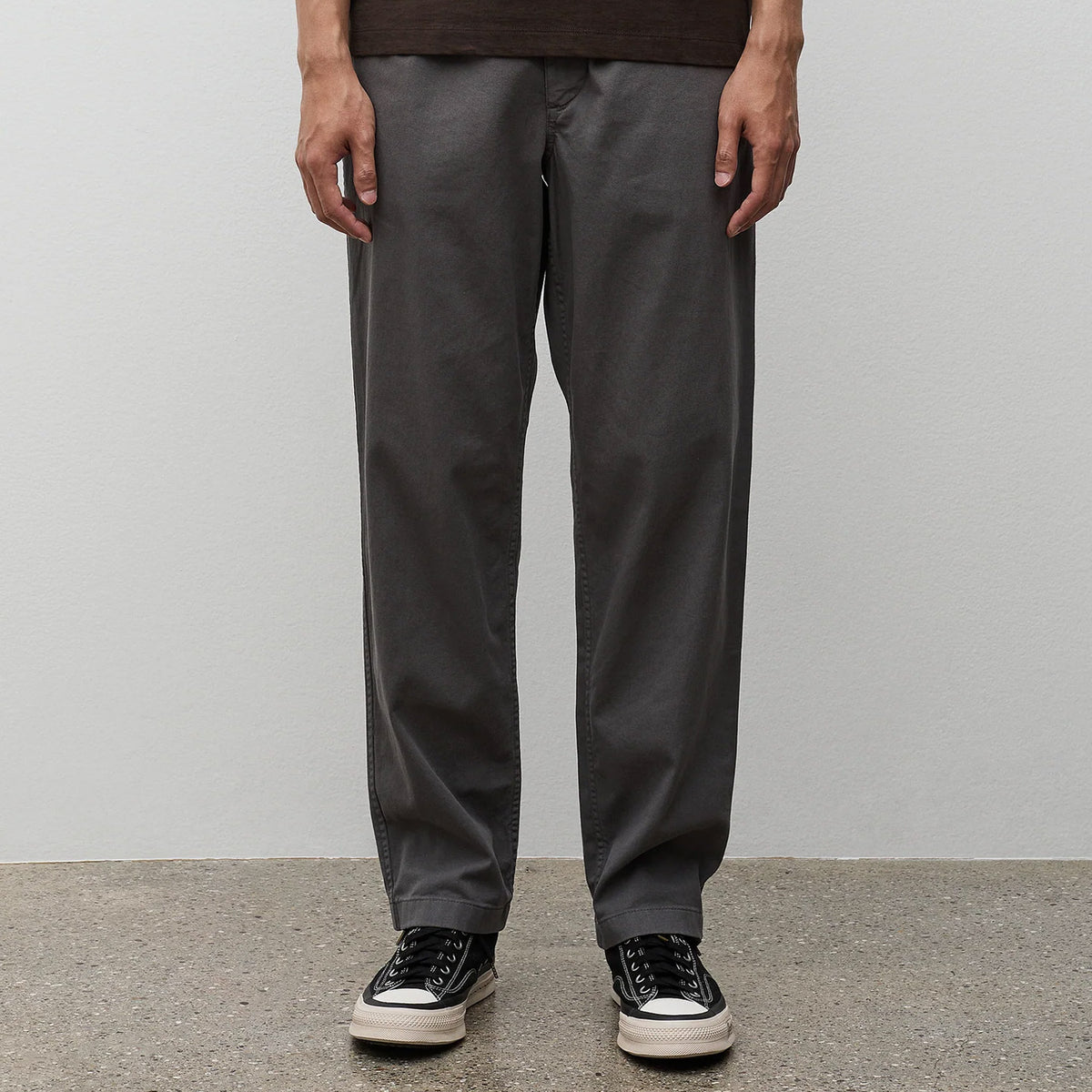Trysil Regular Organic Stretch Twill Trousers Beluga