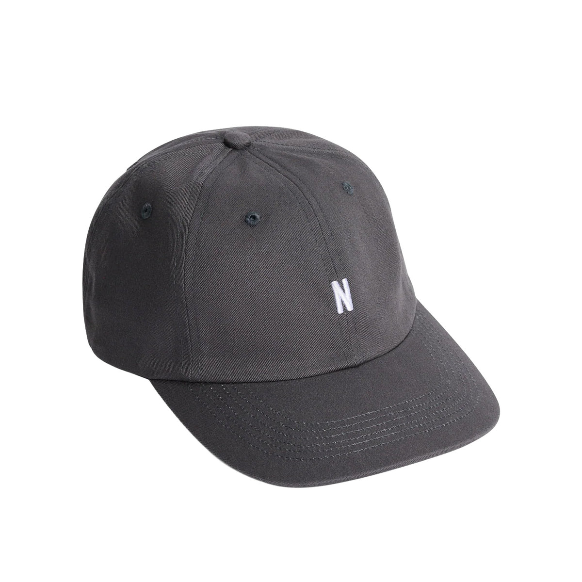 Twill Sports Cap Magnet Grey