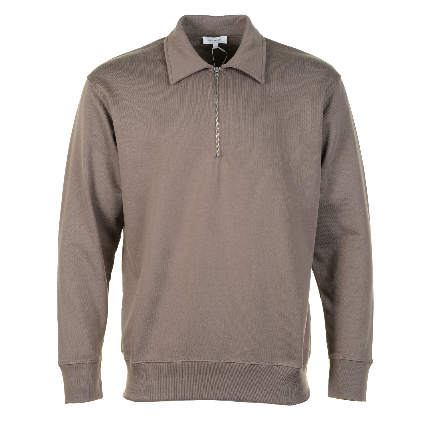 Norse Standard Half Zip Sweatshirt Walnut