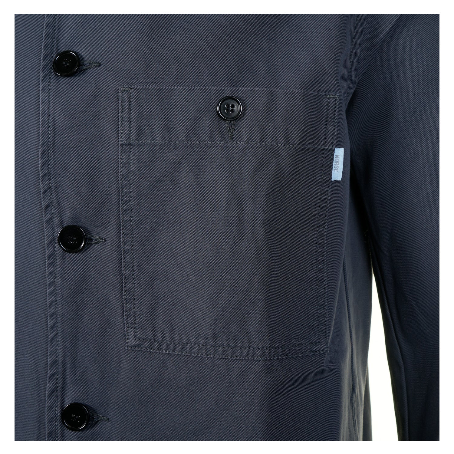 Norse Standard Twill Overshirt Graphite