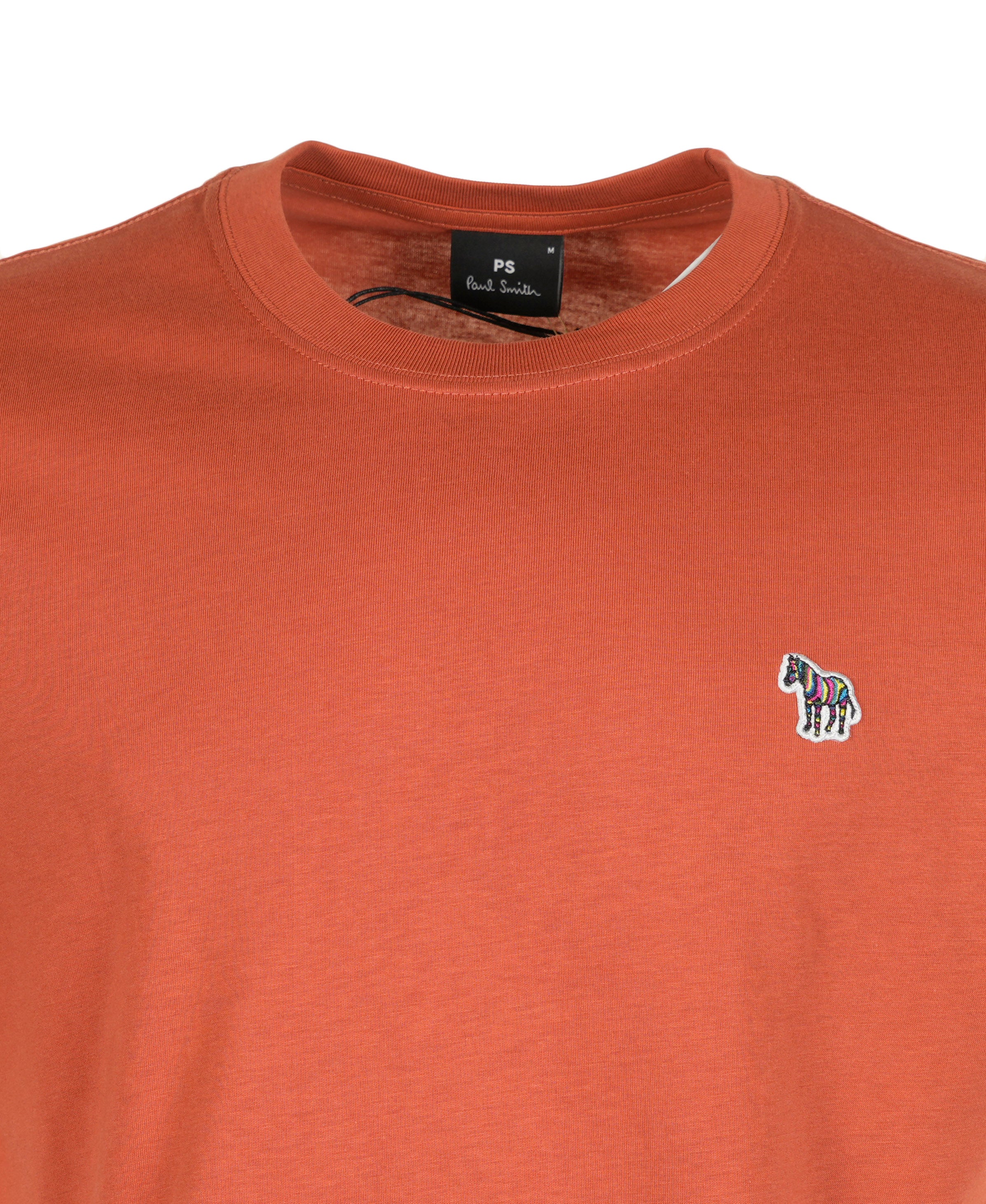 Regular Fit Zebra T Shirt Dark Rust