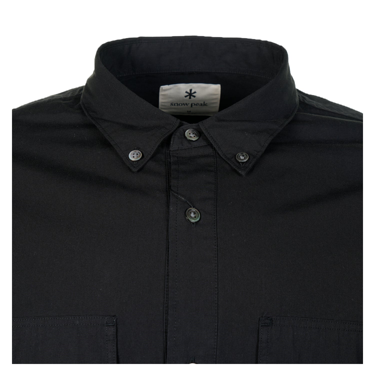 Organic Cotton Pullover Shirt Black