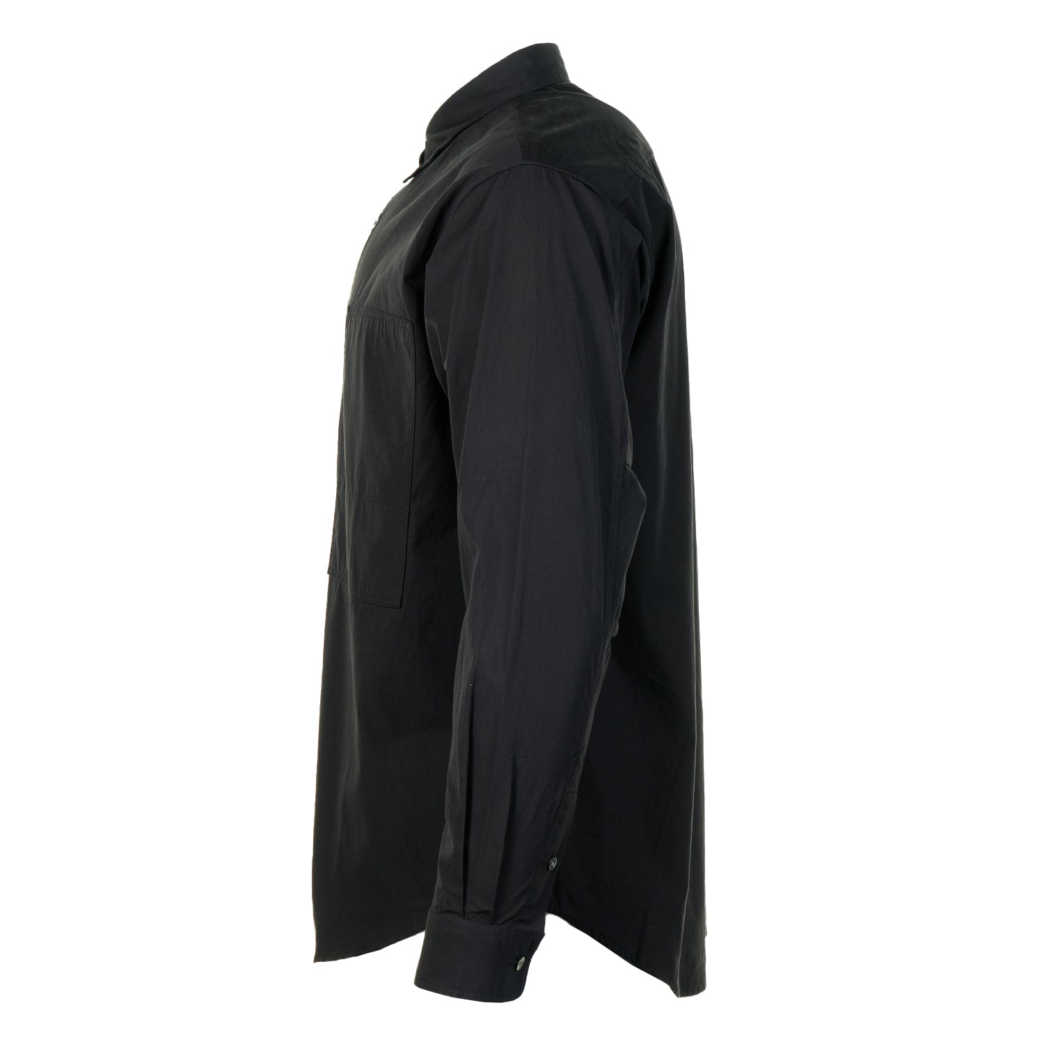 Organic Cotton Pullover Shirt Black