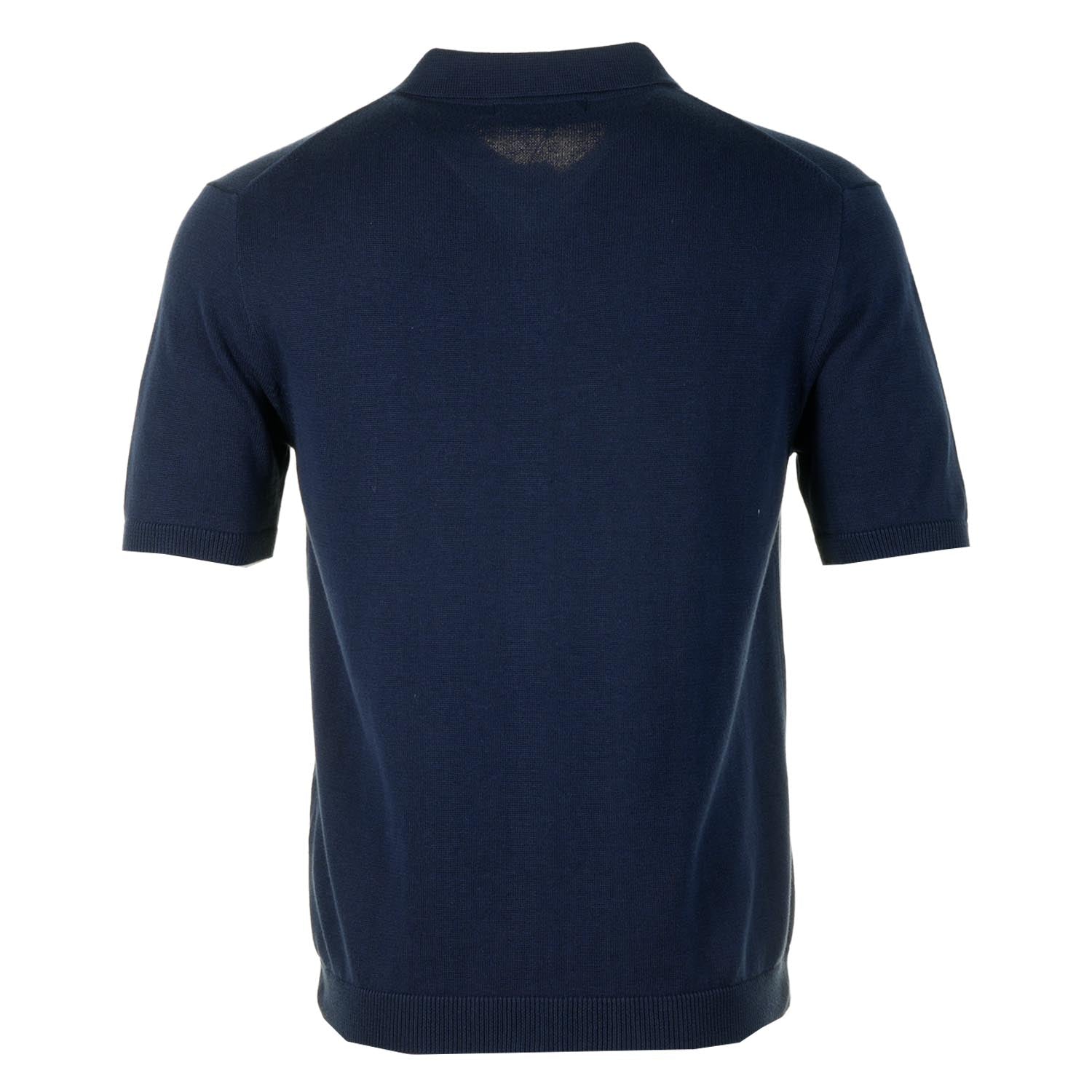 SS Otto Knitted Shirt Navy