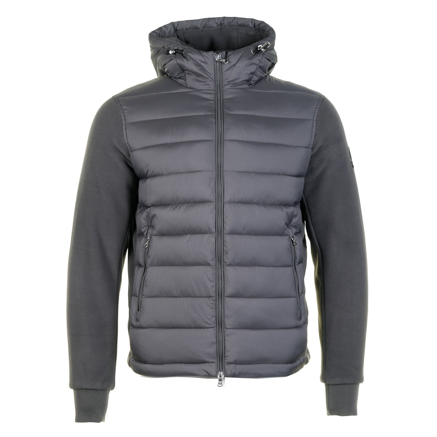 Outlander Polar Fleece Hooded Hybrid Jacket Anthracite