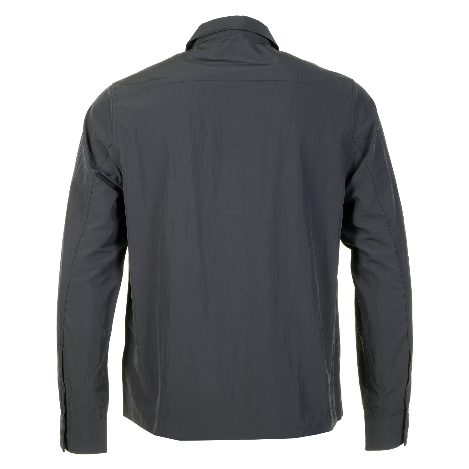Zip Through Overshirt Anchor Grey