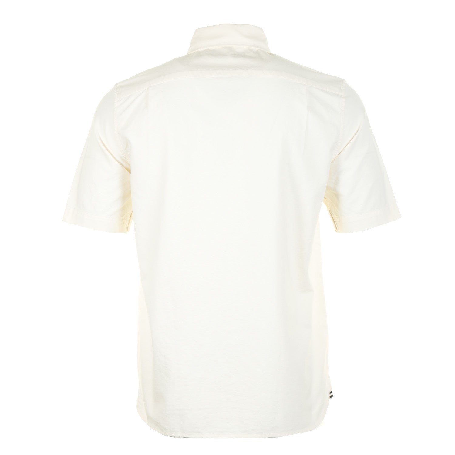 Short Sleeve Oxford Shirt Ecru / Black