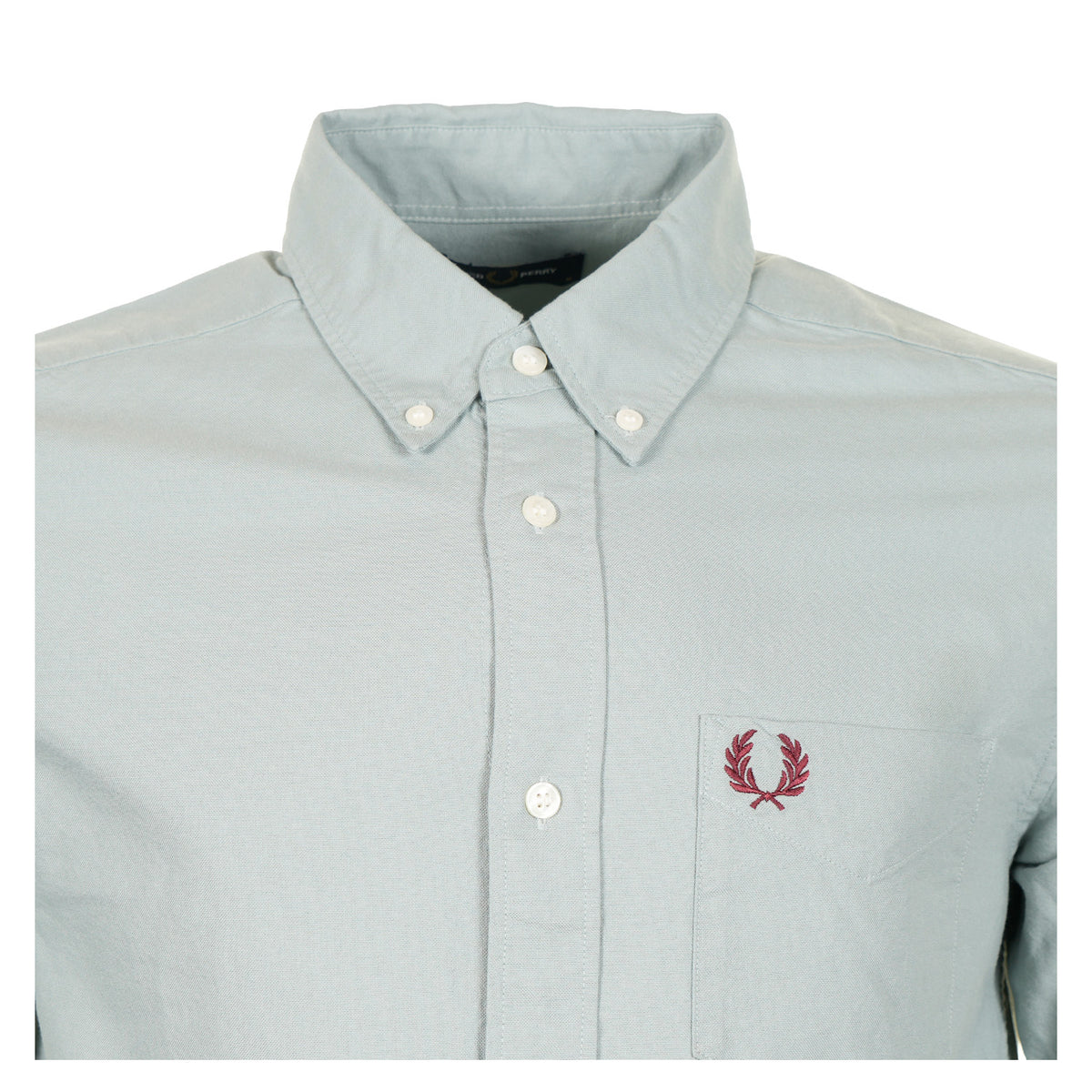 Long Sleeve Oxford Shirt Silver Blue