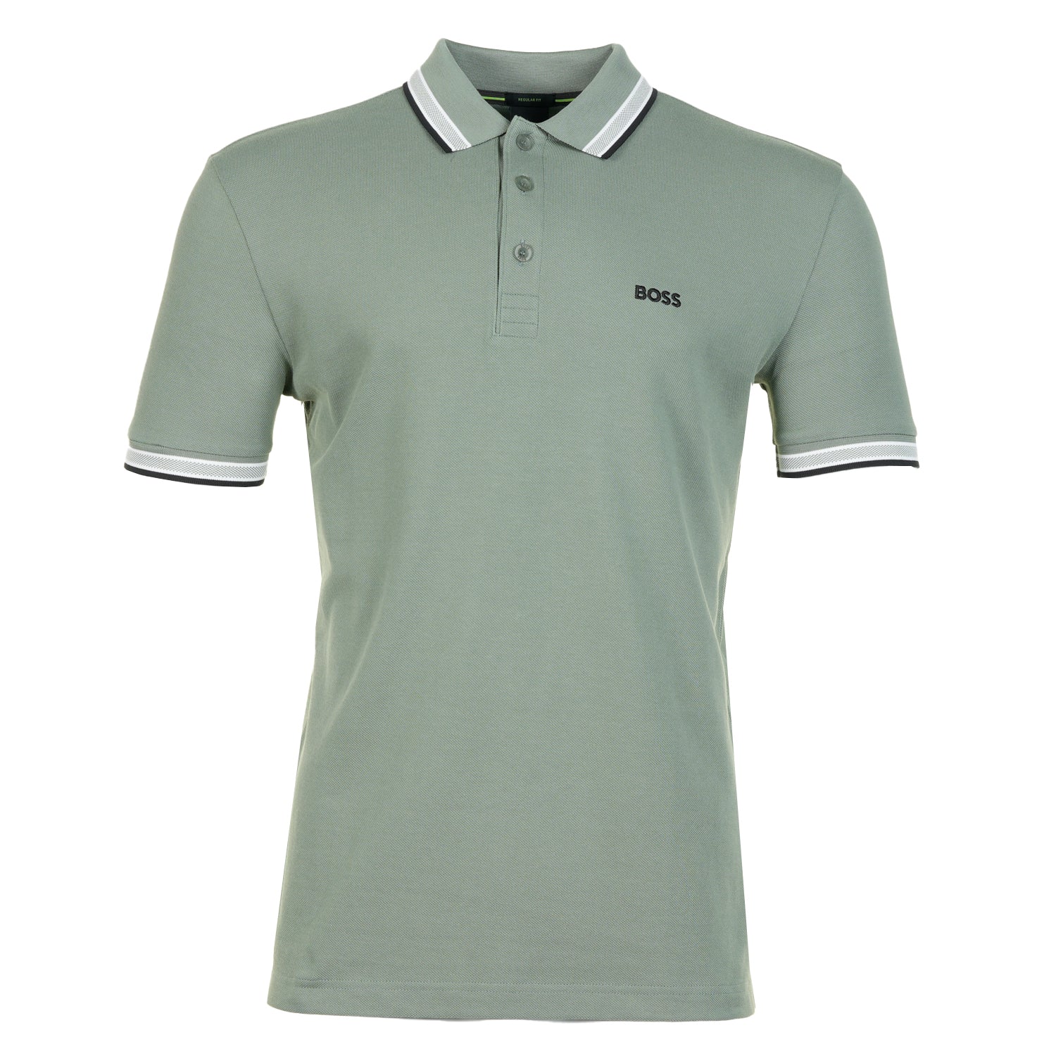 Paddy Short Sleeve Polo Shirt 359 Open Green