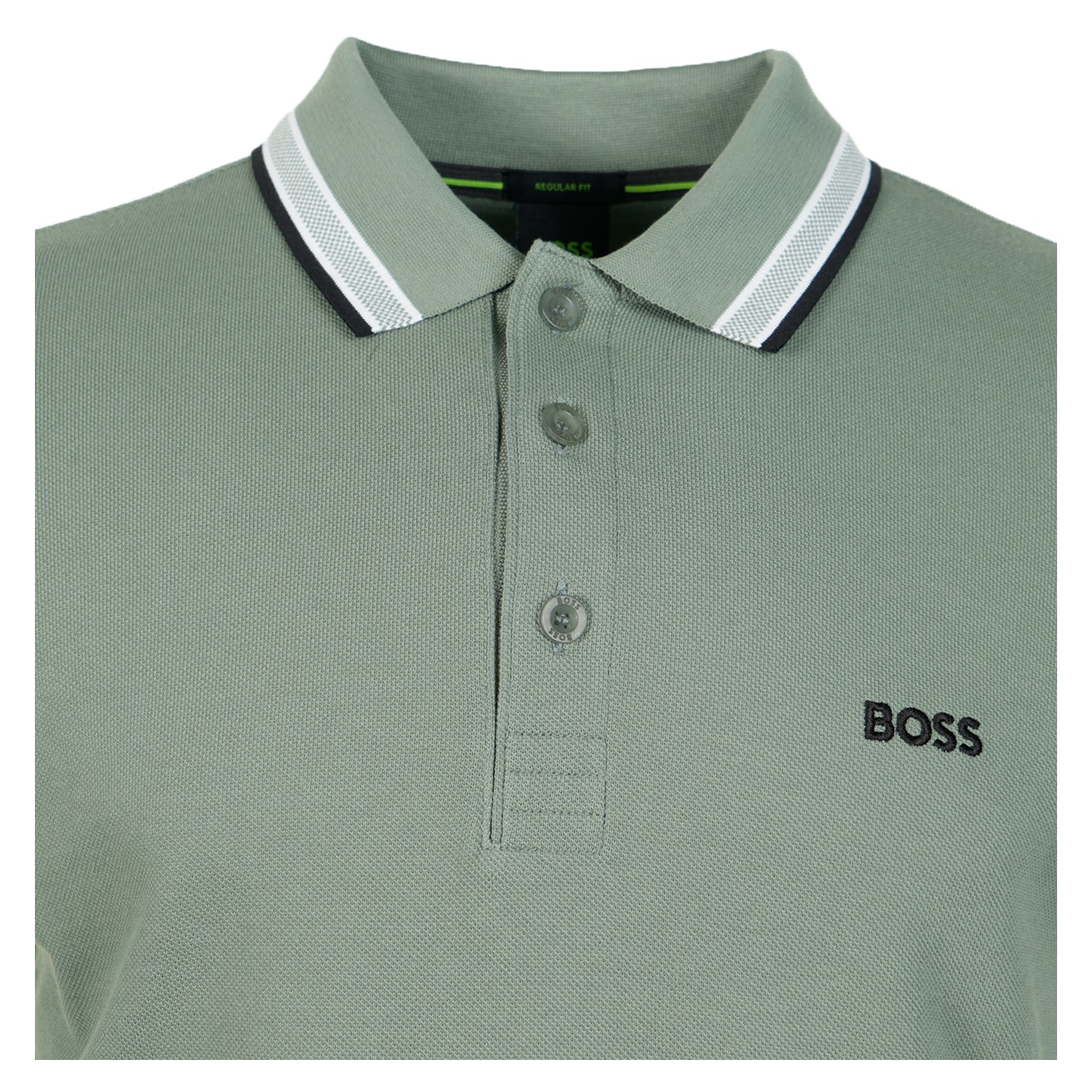 Paddy Short Sleeve Polo Shirt 359 Open Green