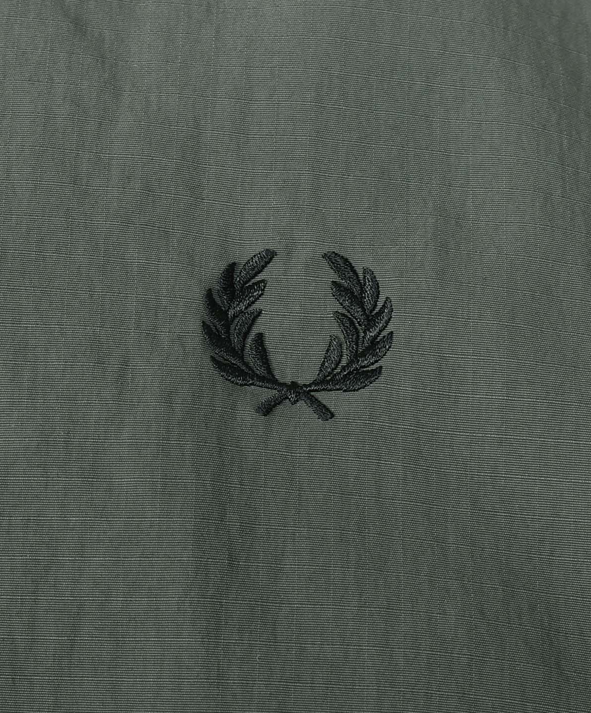 Cropped Fishing Parka Field Green