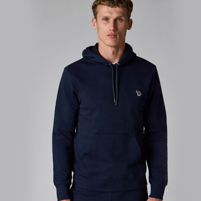 Regular Fit Zebra Hoody Navy