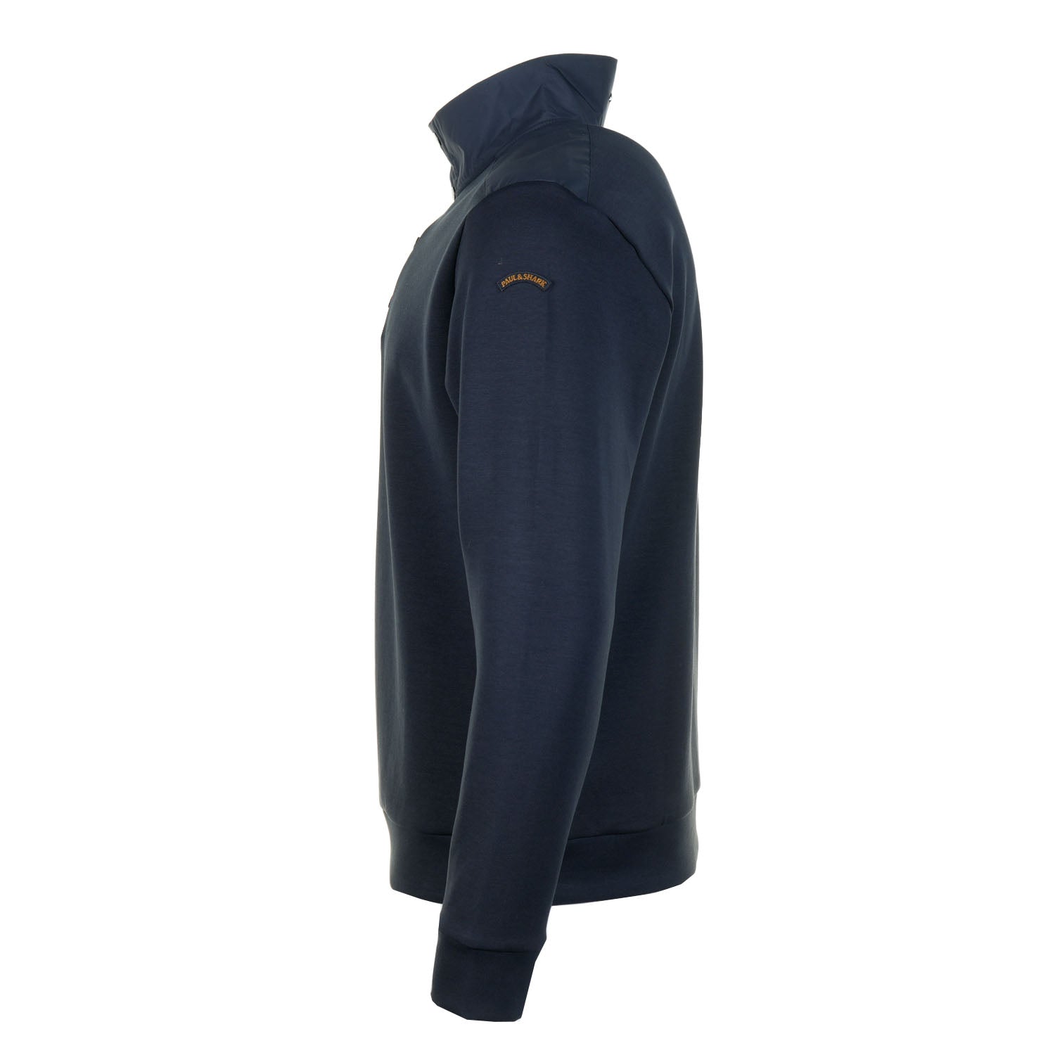 Tech Nylon Half Snap Sweatshirt Navy