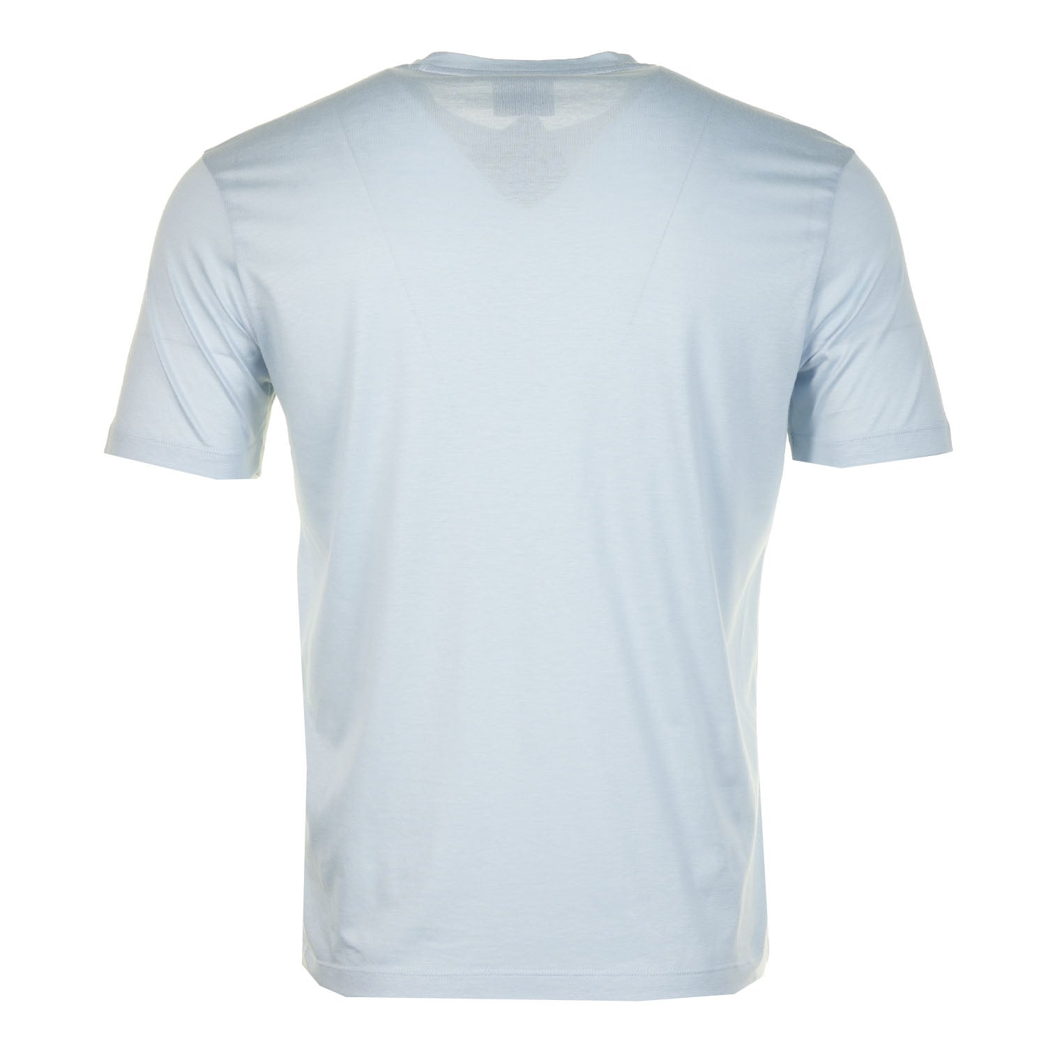 Short Sleeve Silver Small Logo T Shirt Sky