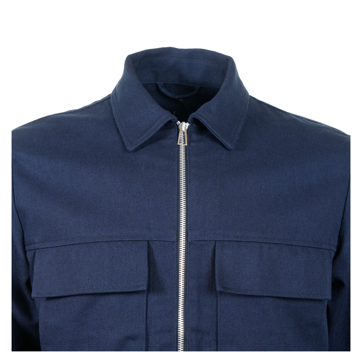 Zip Shirt Jacket Navy
