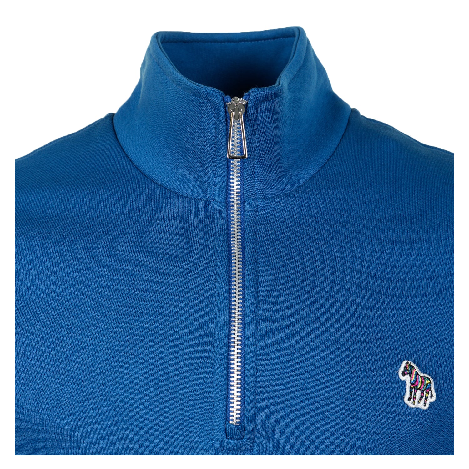Zebra Half Zip Sweatshirt Cobalt Blue