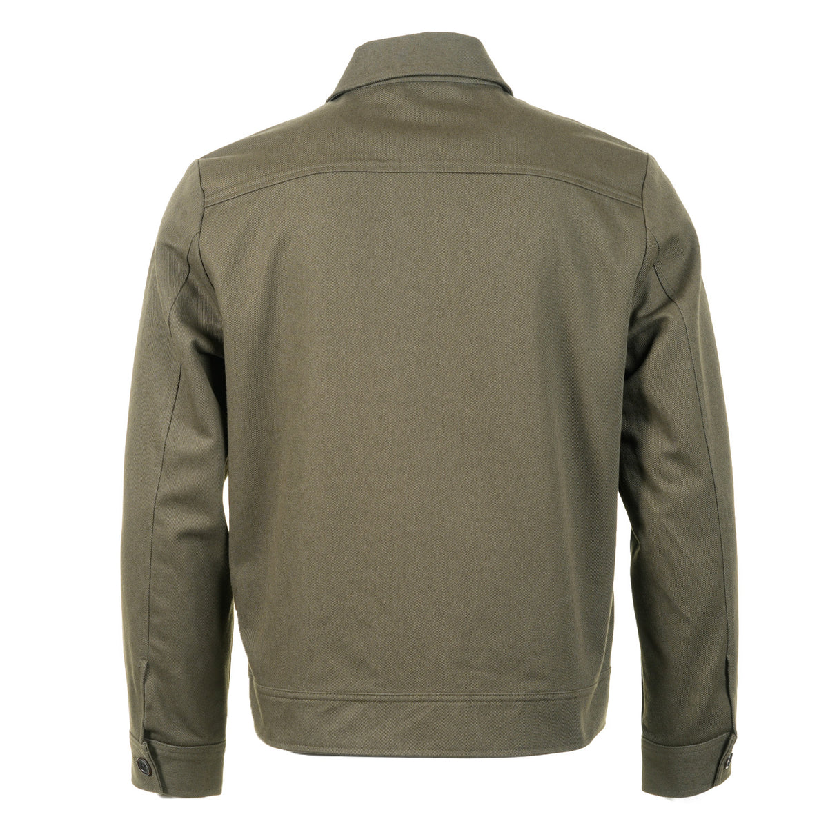 Zip Shirt Jacket Military Green