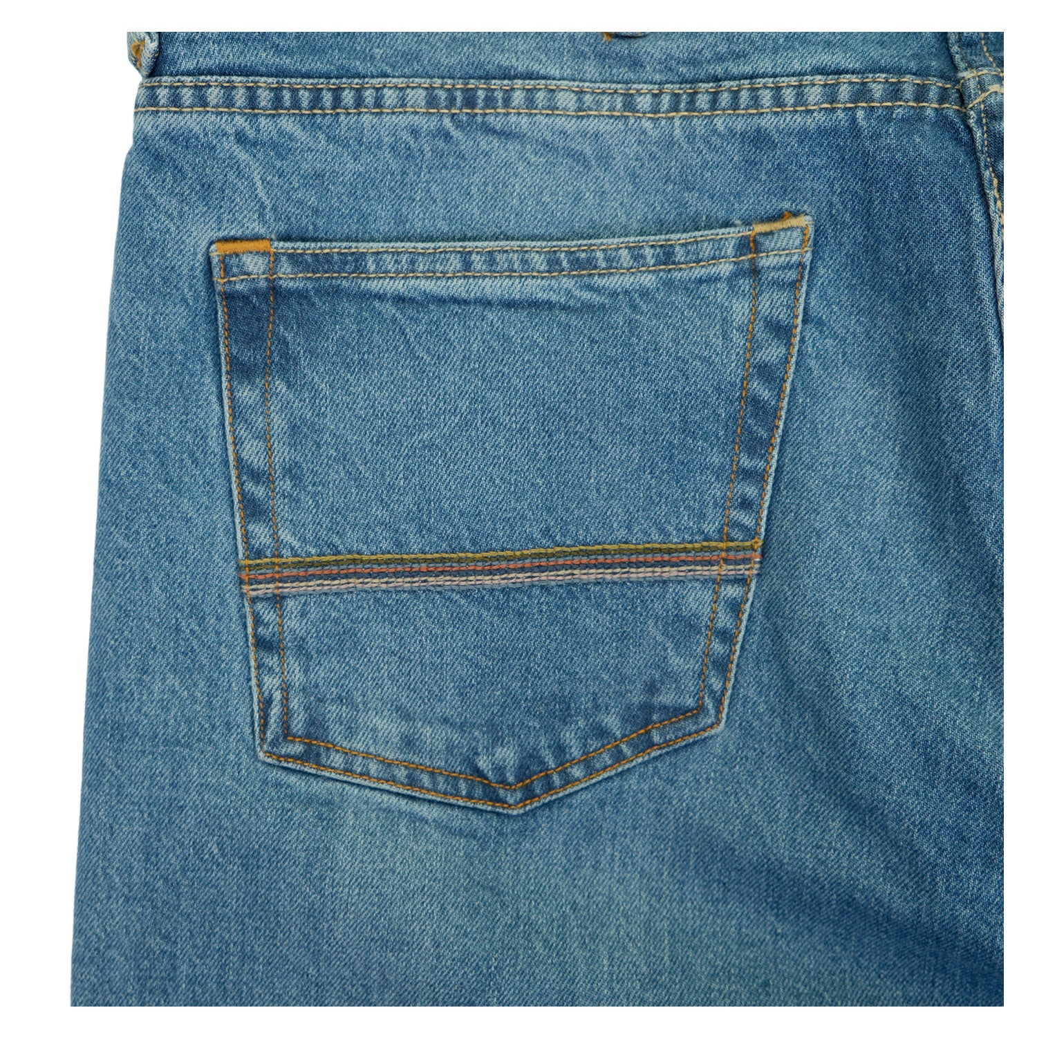 Slim Tapered Fit Jeans Blue Over Dyed
