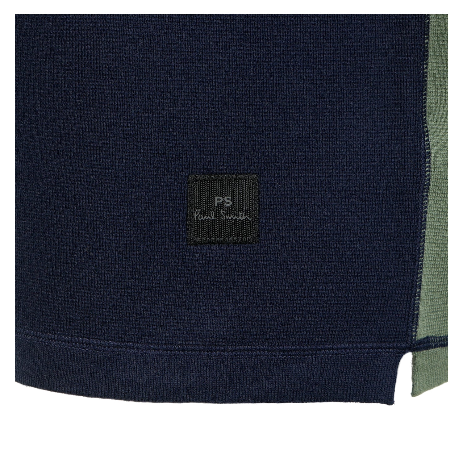 Colour Block Rugby Top Navy