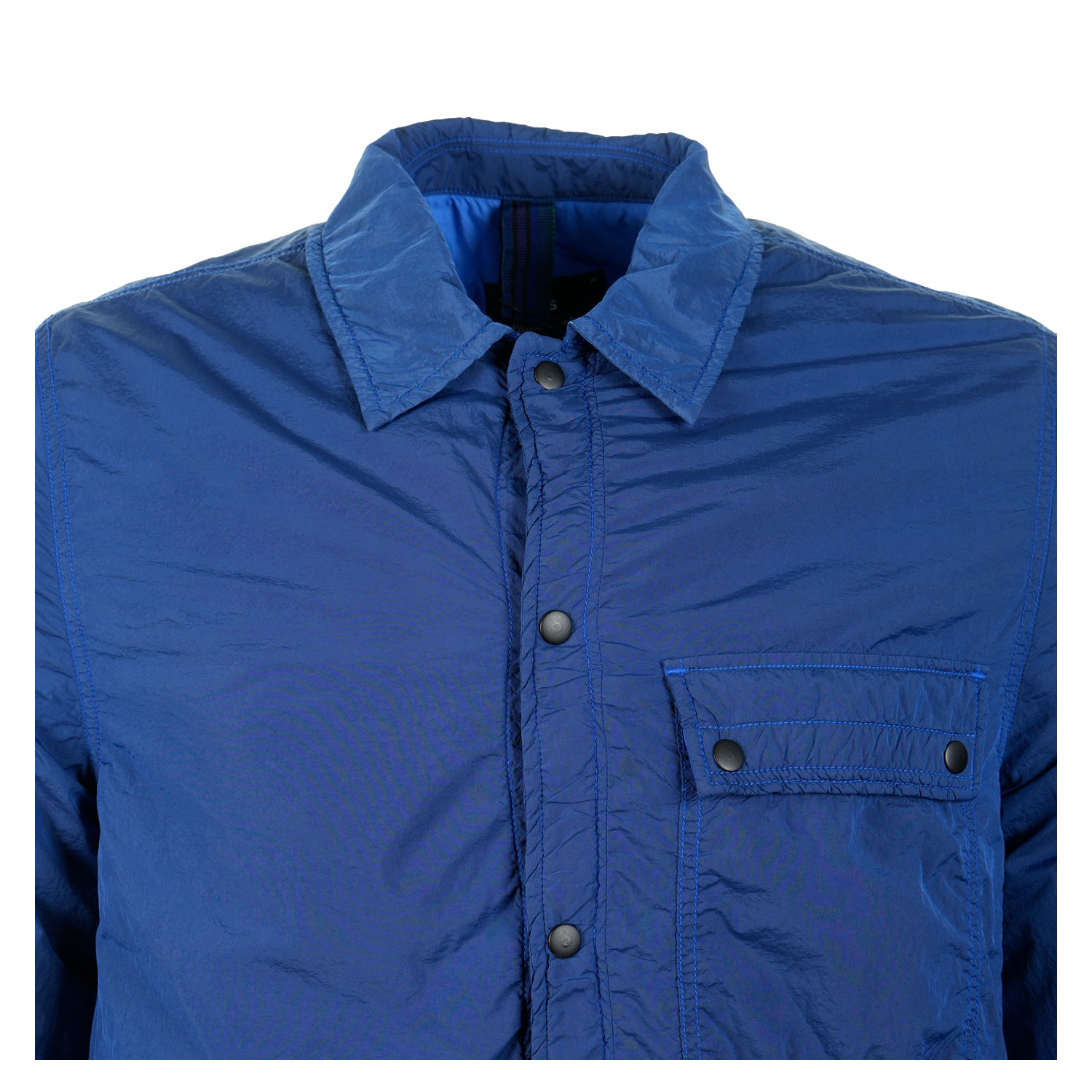 Paul Smith Padded Overshirt Petrol Blue