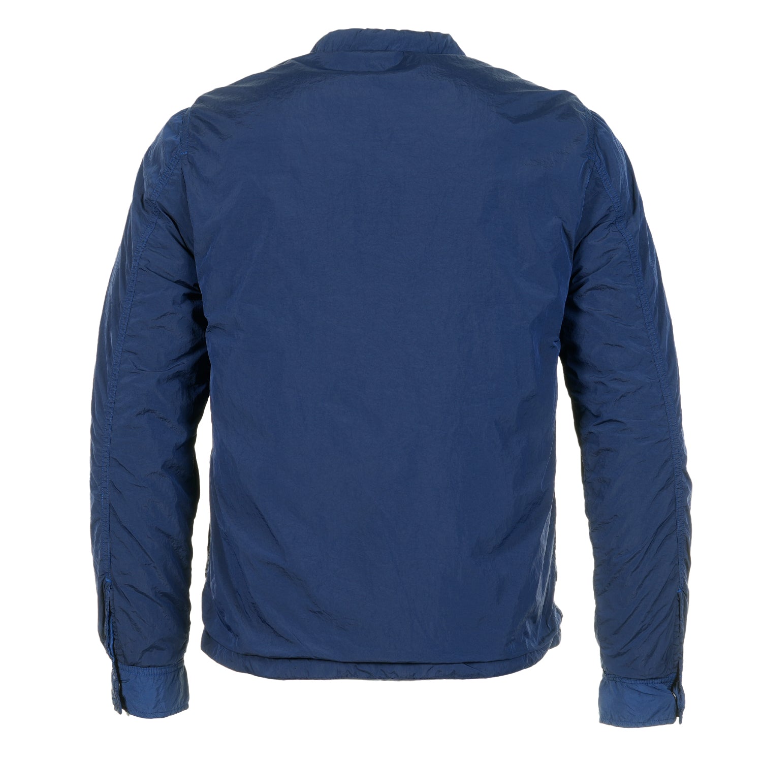 Garment Dyed Nylon Shirt Jacket Inky Blue