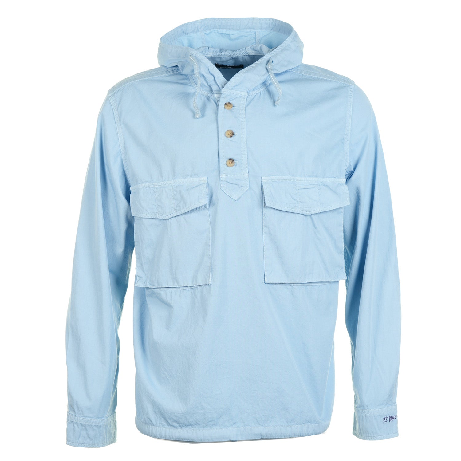 Paul Smith Hooded Pullover Jacket Blue