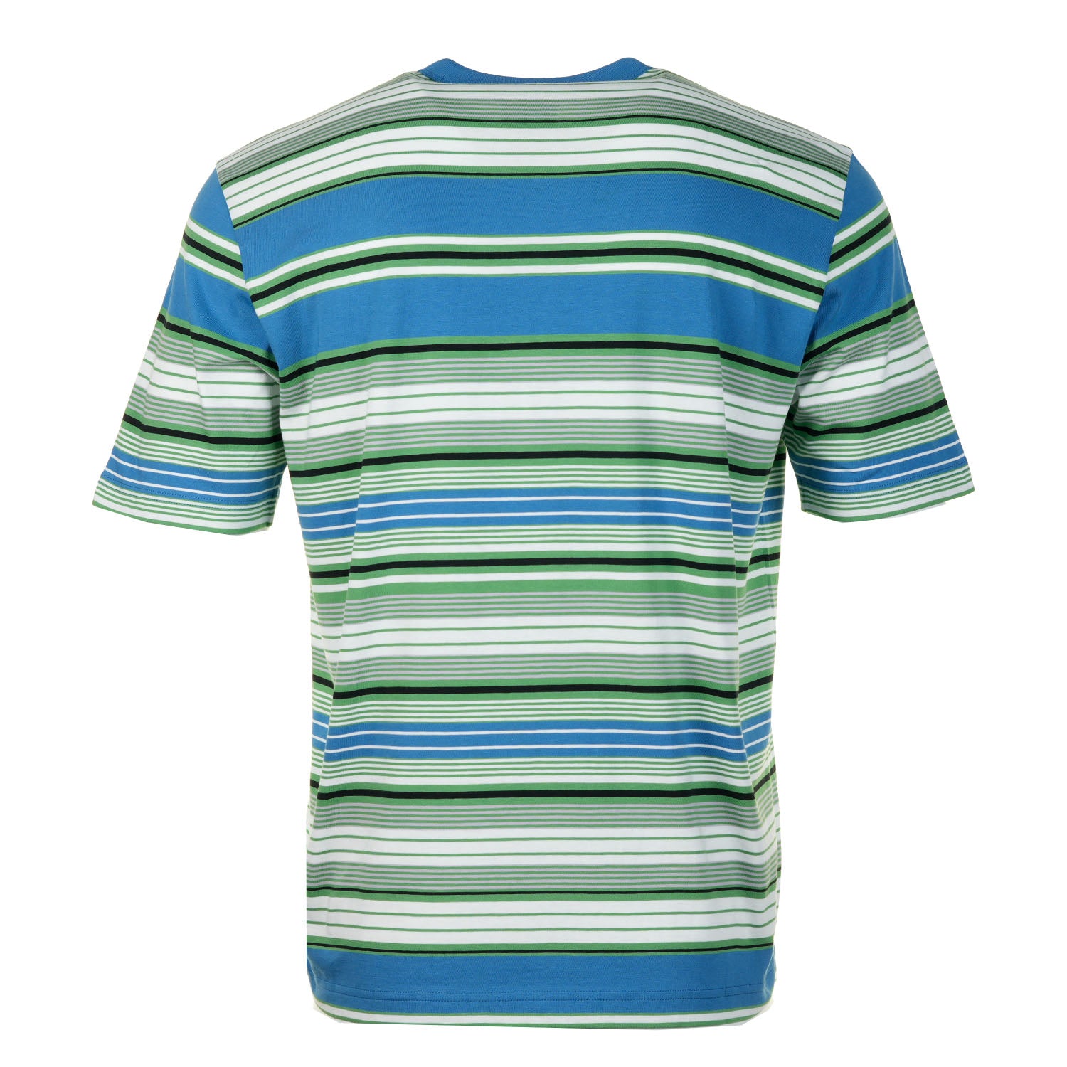 Casual Fit Stripe T Shirt Cobalt Blue / Green